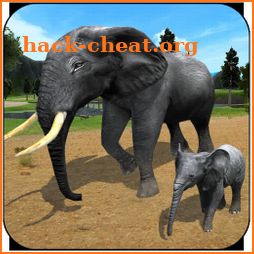 Wild Elephant Family Simulator icon