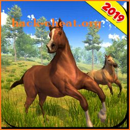 Wild Horse Family Simulator : Horse Games icon