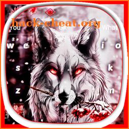 Wild Ice Wolf Keyboard Theme icon