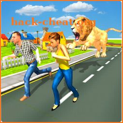 Wild Lion City Rampage: Animal Attack Games icon