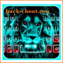 Wild Neon Lion Keyboard Theme icon