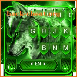 Wild Night Wolf Keyboard Theme icon
