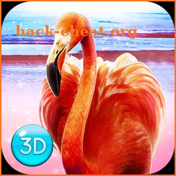 Wild Pink Flamingo Life Simulator icon