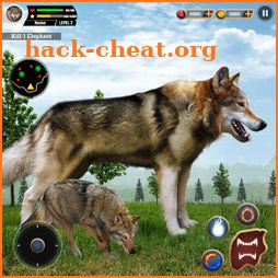 Wild Wolf Simulator 3d Games icon