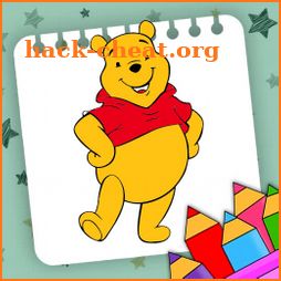 Winnie Coloring Book Game icon