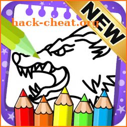 Wolf Coloring Pages - Wolf Colors Games icon