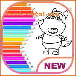 Wolfoo Coloring Cartoon - Cool Game icon