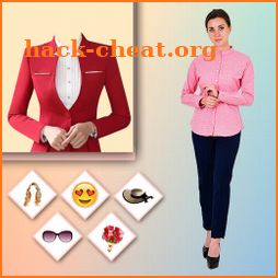 Women Formal Shirt Office Suit icon