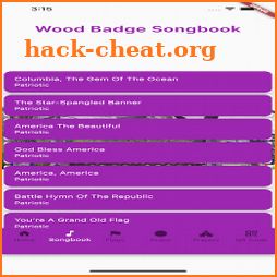 Wood Badge Songbook icon