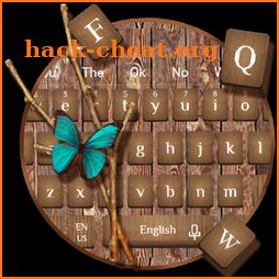 Wood Board Butterfly Keyboard icon