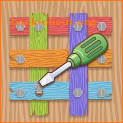 Wood Puzzle : Screws & Bolts icon