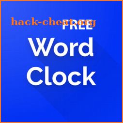 Word Clock Widget Free - Simple Clock Widget free icon