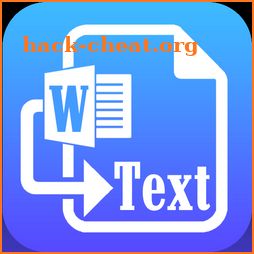 Word to Text Converter icon