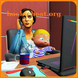 Working Mother Office Job Simulator Game:Baby Care icon