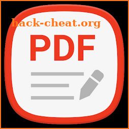 Write on PDF icon