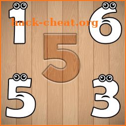 Wrong Wooden Slots with Crying Numbers 1 to 10 icon