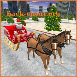 Xmas Santa Sleigh Rush Gift Delivery icon