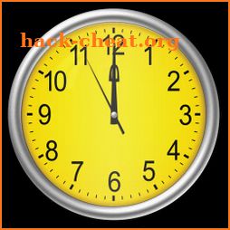 Yellow clock (Wallpapyrus pro) icon