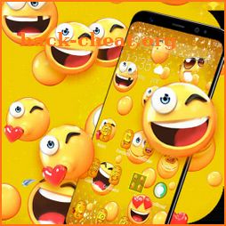 Yellow Emoji Lovely Face Theme icon