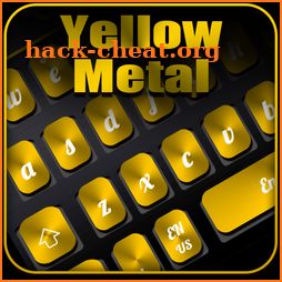 Yellow Metal Keyboard icon