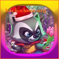 Yule Magician Raccoon Escape icon