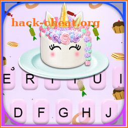 Yummy Unicorn Cake Keyboard Theme icon