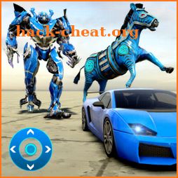 Zebra Robot Car Game: Robot Transforming Games icon