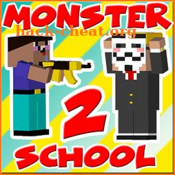 Zombie Monster school 2 Noob Vs Hacker icon
