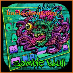 Zombie Skull Graffiti Keyboard icon