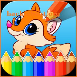 Zoo Animal Kids Coloring Games icon