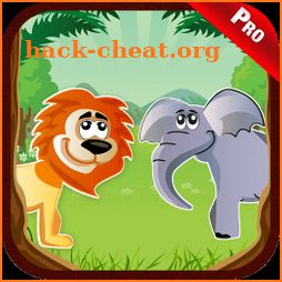 Zoo Animals Sound Kids Games - Name Color Puzzle icon