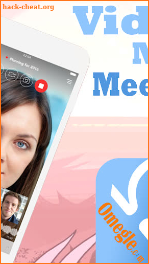 𝐎𝐦𝐞-gle live video call meet new people Tips screenshot