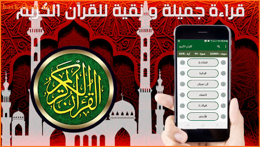 القرآن الكريم كاملا صوت و صورة بدون نت - Quran mp3 screenshot