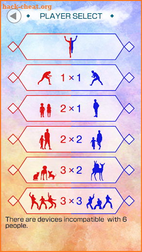 1-6 player games screenshot