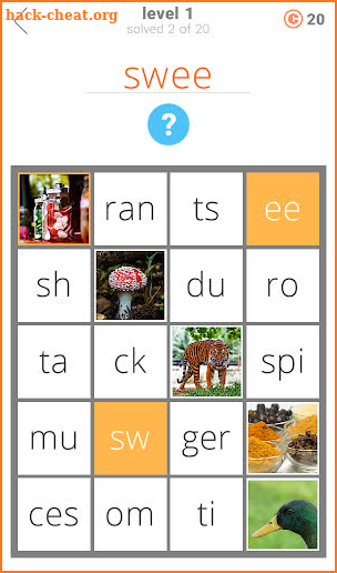 1 Pic 1 Clue: Word Search Game screenshot