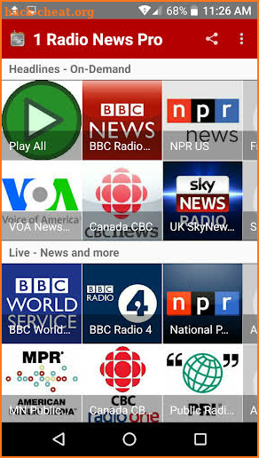 1 Radio News Pro screenshot
