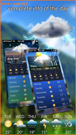 10 Day Forecast, Weather Radar, Current Weather screenshot
