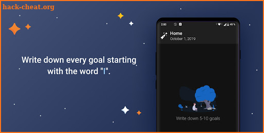 10 goals PRO - method of achieving goals screenshot