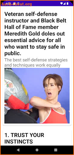 10 Self-Defense Strategies screenshot