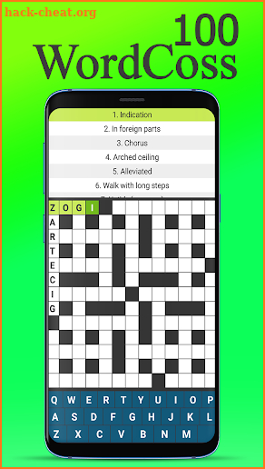 100 Crossword Puzzle screenshot