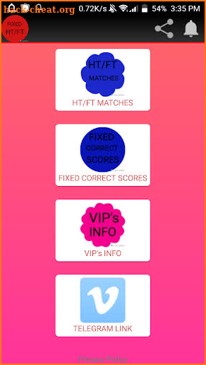100% Fixed HT/FT Matches screenshot
