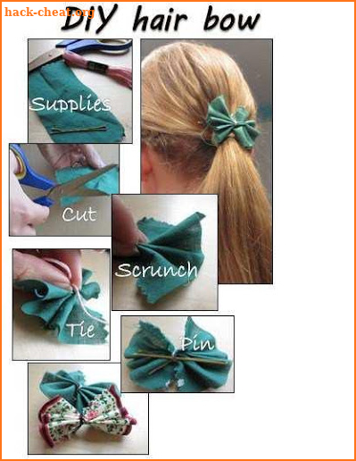 100 Simple DIY Hair Bow screenshot