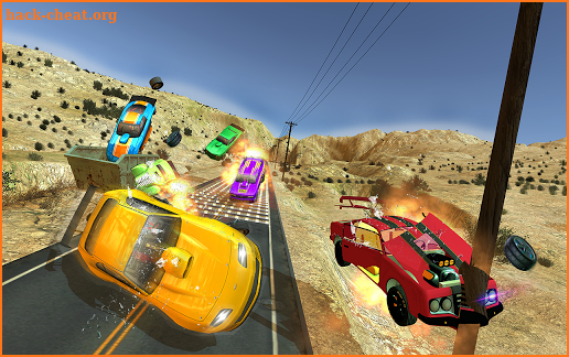 100 Speed Bump Real Car Crash Drive Test screenshot