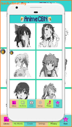 1000+ Anime Manga Color By Number Kawaii Pixel Art screenshot