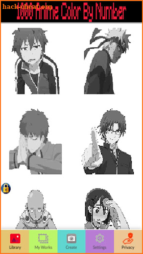 1000+ Anime Manga Color By Number - Pixel Art screenshot
