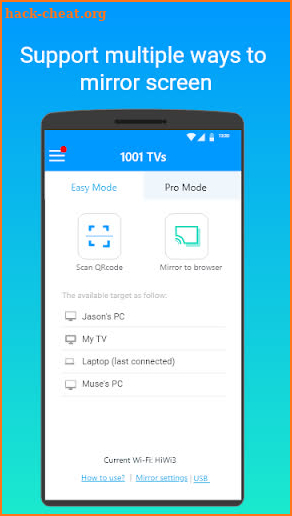 1001 TVs--Streaming and Screen Mirroring screenshot