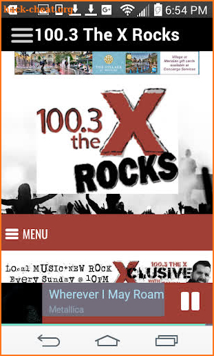 100.3 The X Rocks screenshot