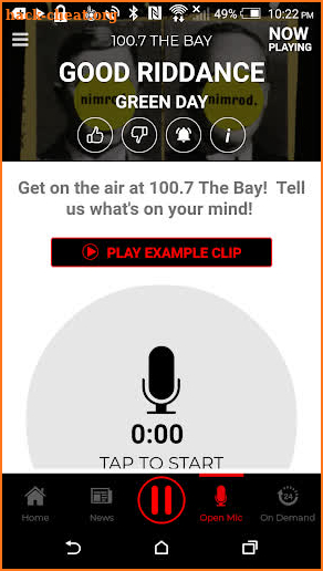 100.7 The Bay screenshot