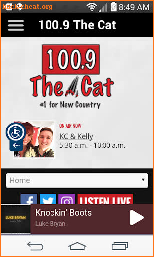 100.9 The Cat screenshot