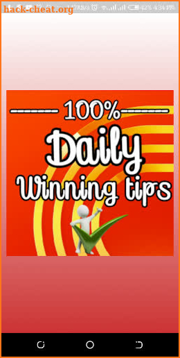 100%Daily winning tips screenshot